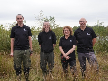 Water Vole project team group photo.