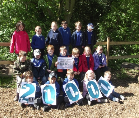 Attenborough Nature Reserve's 20,000th child 