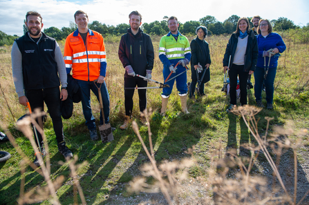 Saint Gobain work party at Beacon Hill