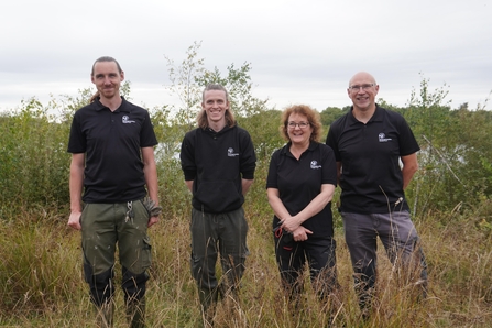 Water Vole project team group photo.