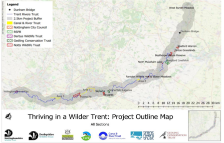 Thriving in a Wilder Trent Project Outline Map