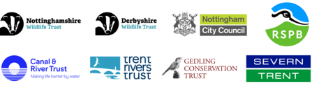 Nottinghamshire Wildlife Trust, Derbyshire Wildlife Trust, Nottingham City Council, RSPB, Canal & River Trust, Trent Rivers Trust, Gedling Conservation Trust, Severn Trent